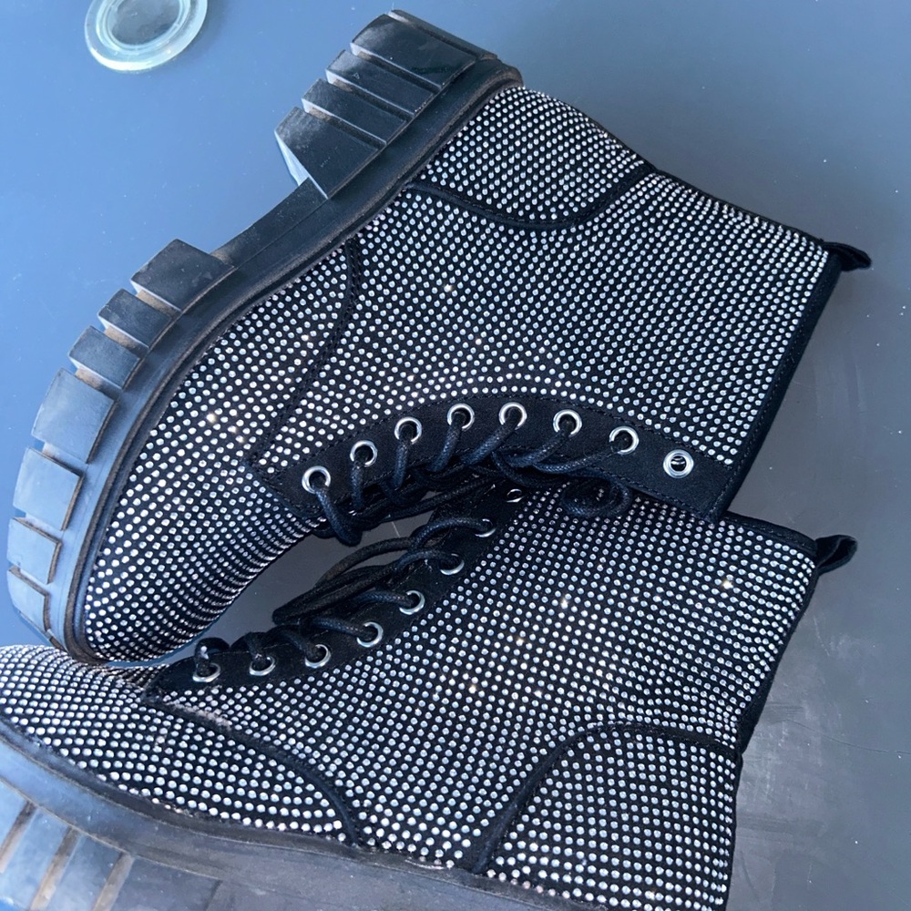 Black Studded Women's Boots
